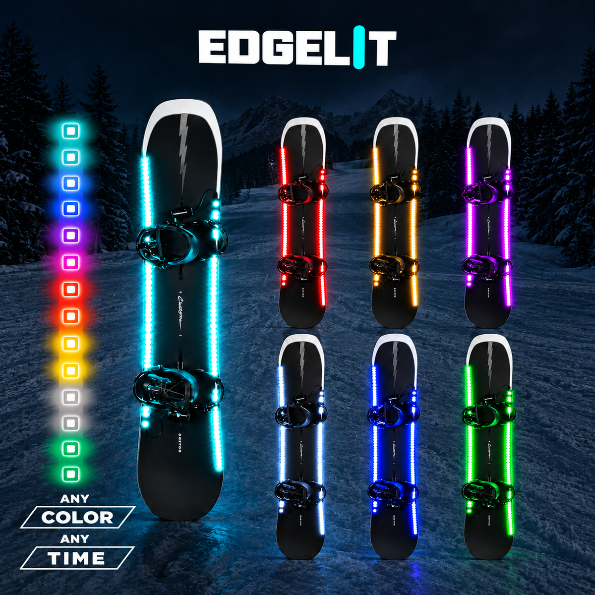 LED Snowboard Kit